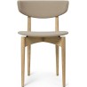 Herman Chair – Upholstered Seat and Backrest – Natural oak + Grain Cashmere - Ferm Living