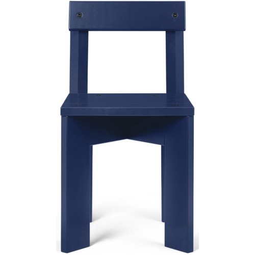 Chaise enfant Ark – Hêtre peint en bleu - Ferm Living