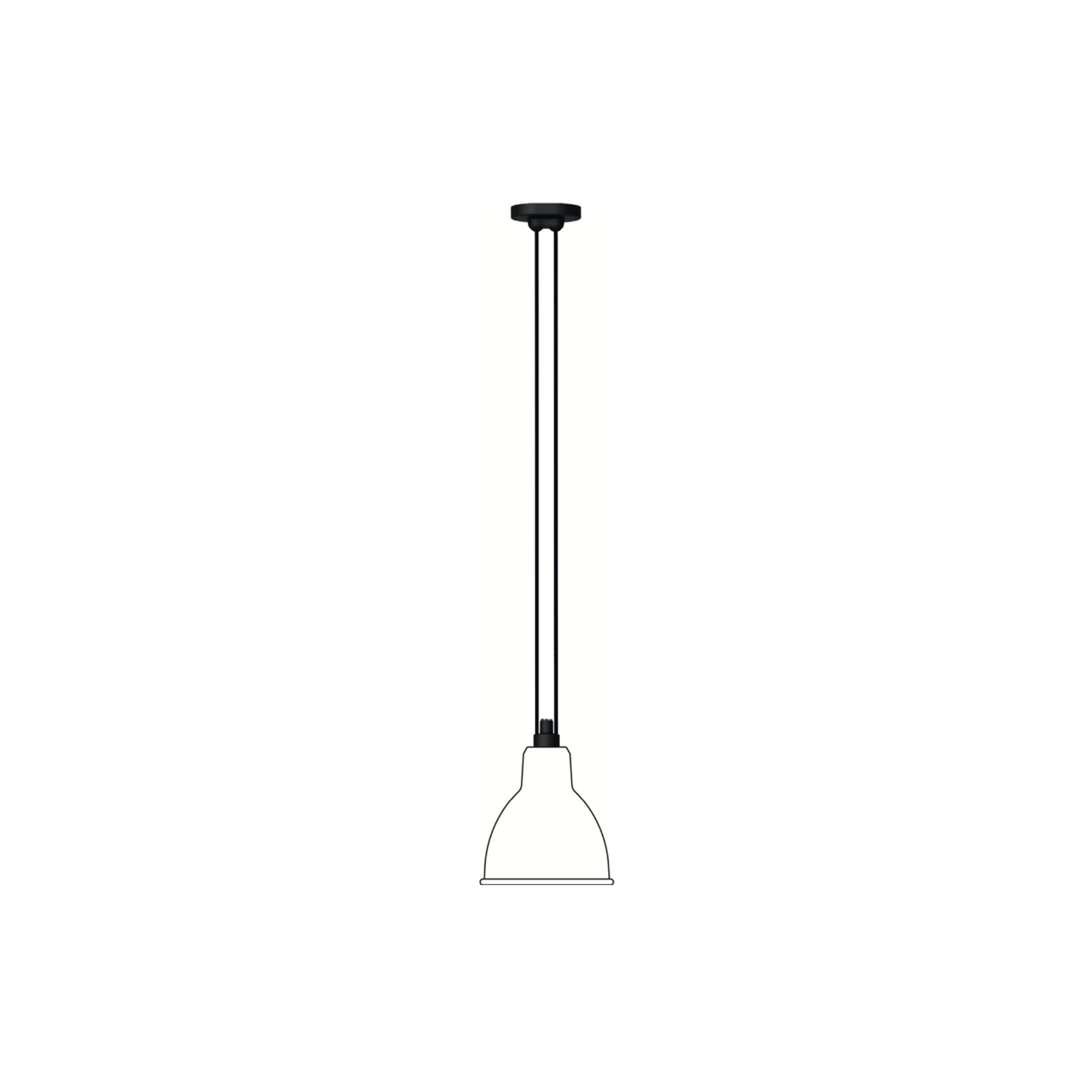 suspension Acrobate Gras 322 sans abat-jour – DCW éditions