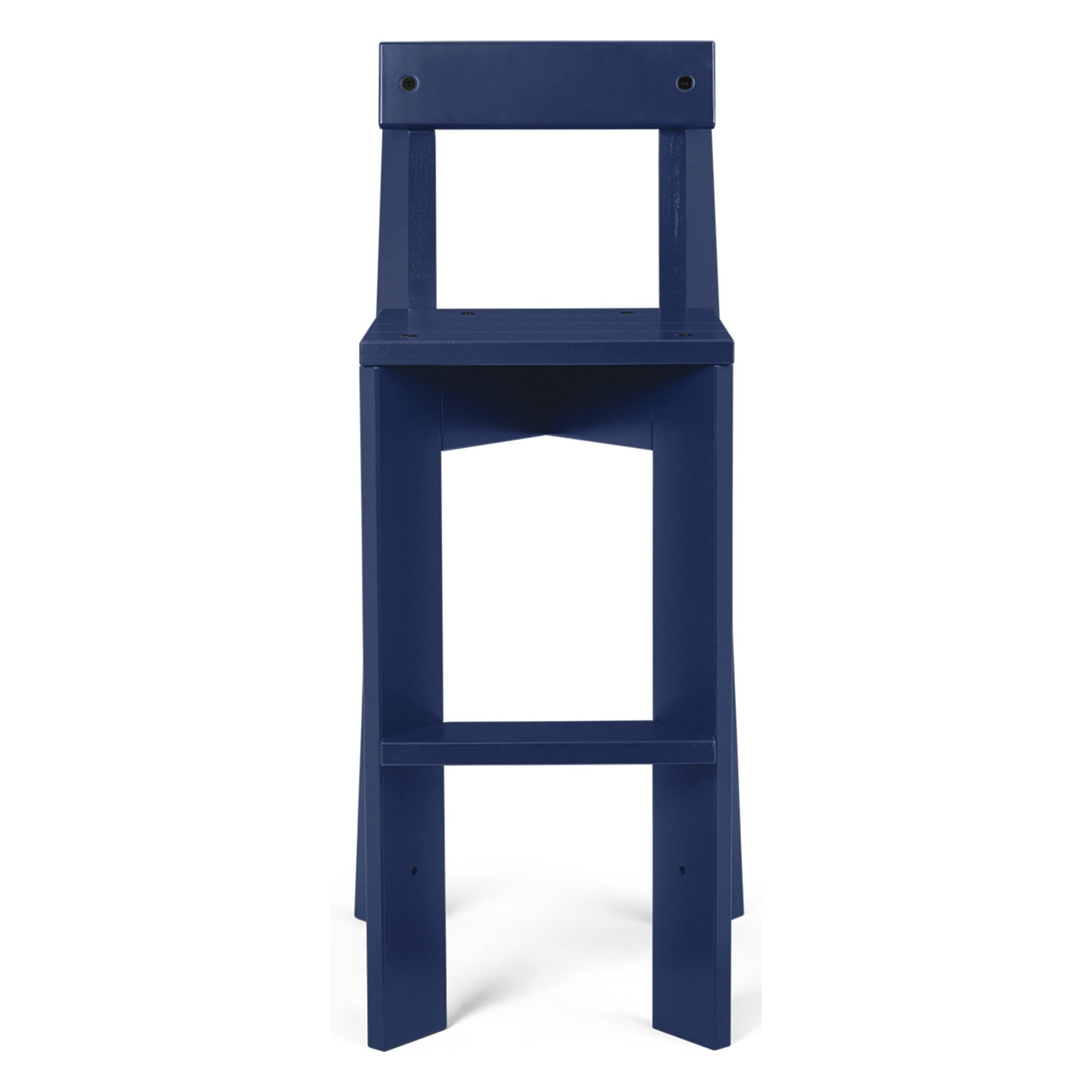 Ark High Chair – Blue lacquered beech - Ferm Living