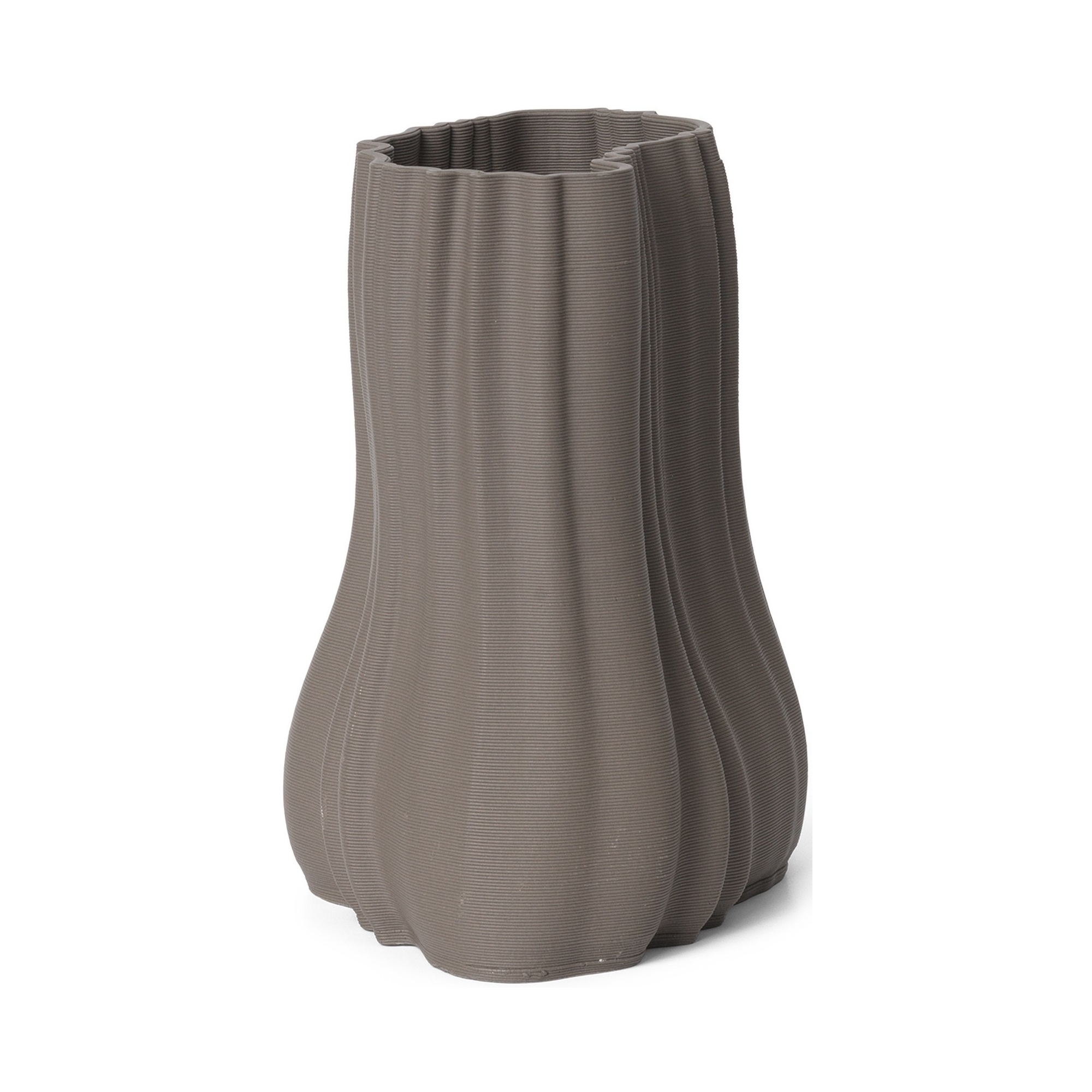 Moire Vase – Anthracite - Ferm Living