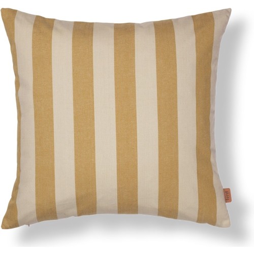 Strand Cushion cover – 50 x 50 cm – Warm Yellow/Parchment - Ferm Living