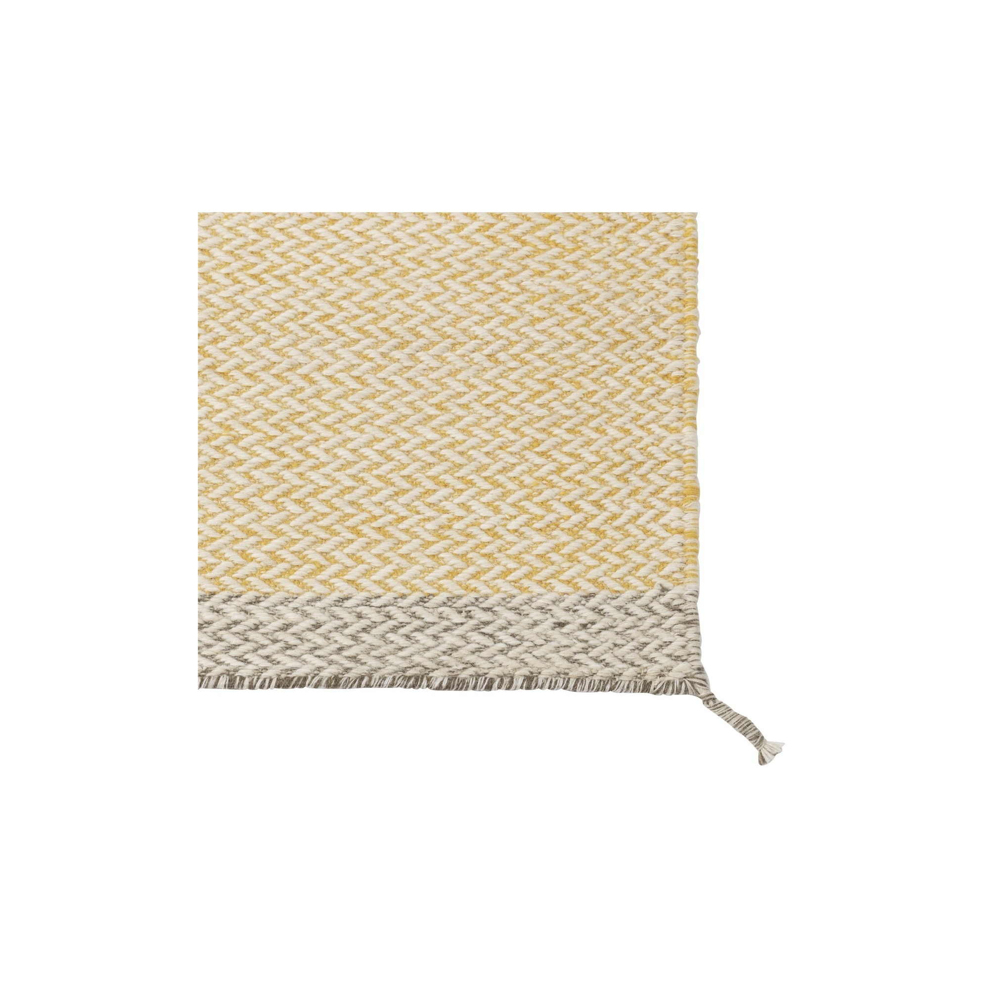 Ply rug – 240 x 240 cm – Yellow - Muuto