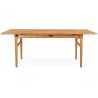 CH327 Table – 248 x 95 cm – table top oiled teak / legs oiled oak - Carl Hansen & Søn