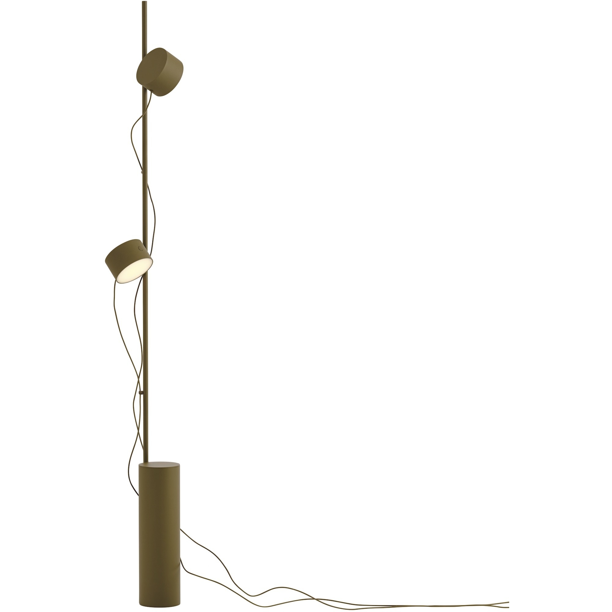 Muuto – Lampadaire Post, marron vert