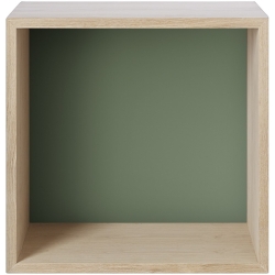 Module Moyen Stacked – Avec fond – Chêne / Dusty Green - Muuto