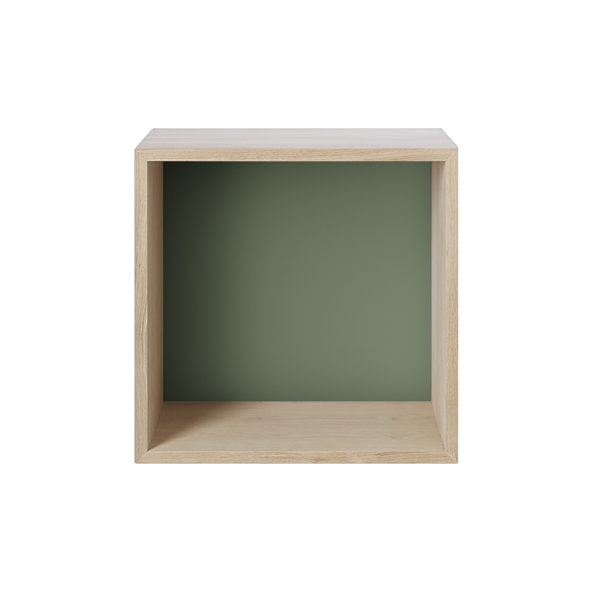 Module Moyen Stacked – Avec fond – Chêne / Dusty Green - Muuto