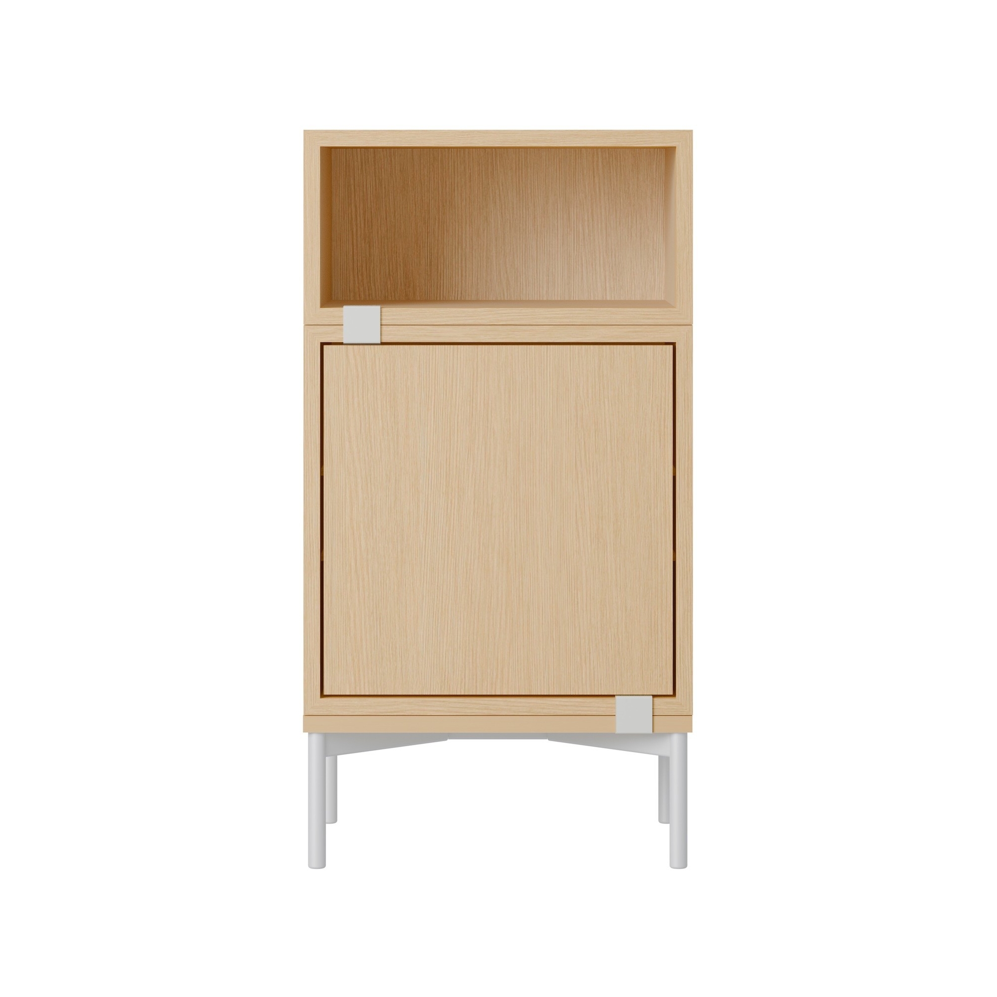 Stacked Bedside table – Configuration 2 – Oak - Muuto