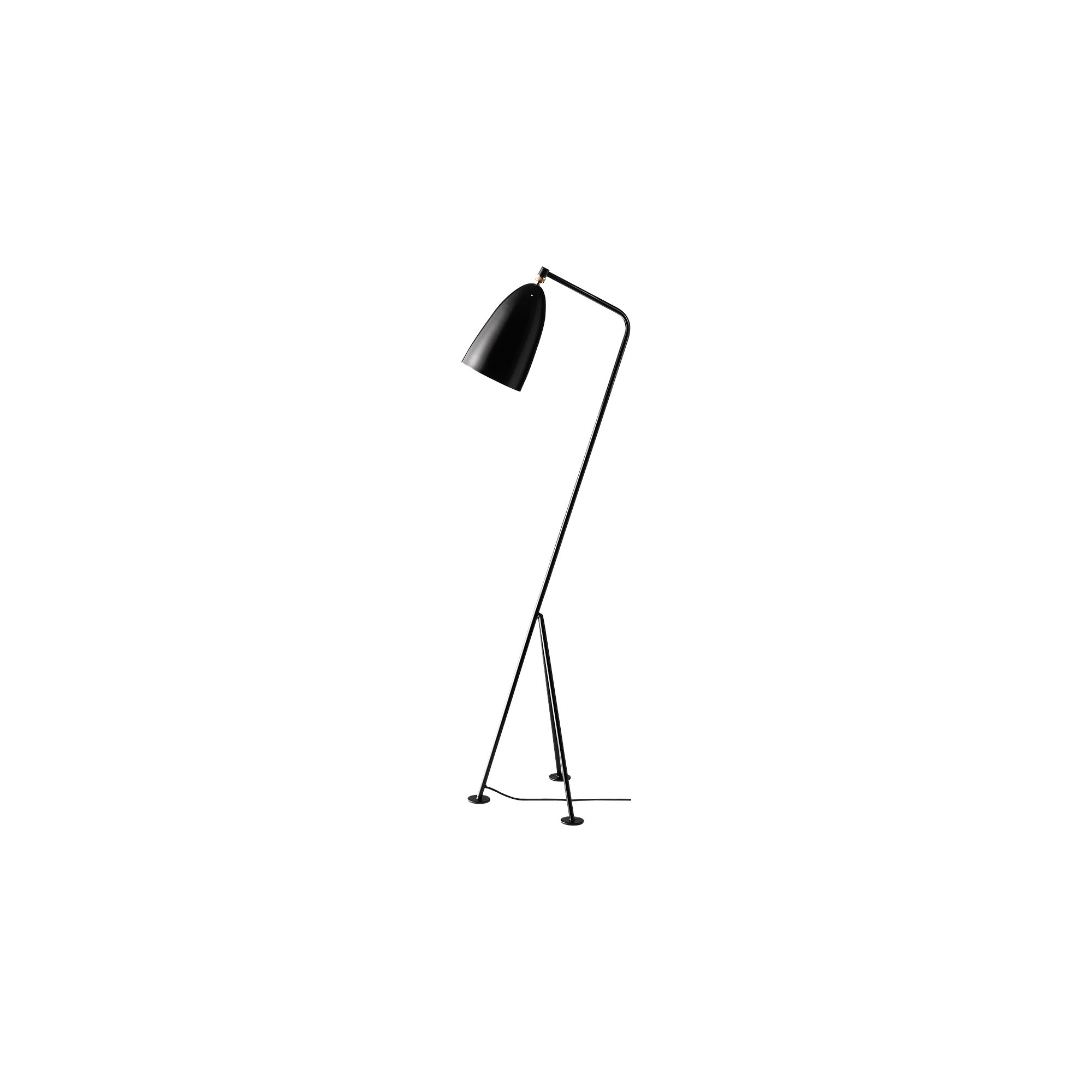 Matt black - Gräshoppa floor lamp - Gubi