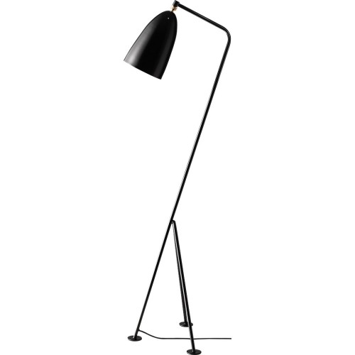 Matt black - Gräshoppa floor lamp - Gubi