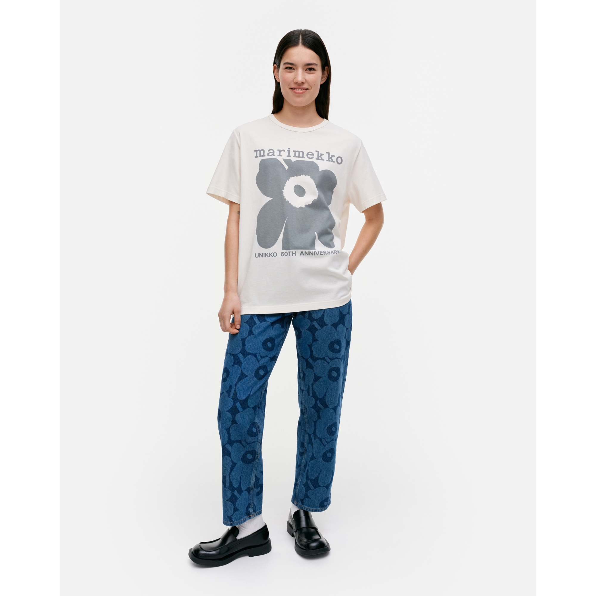 Kioski Vihne Unikko Placement t-shirt 109 - Marimekko