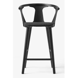 Fiord 191 + black lacquered oak - In Between barstool - &Tradition