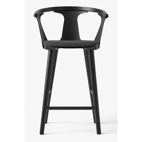 Fiord 191 + black lacquered oak - In Between barstool - &Tradition