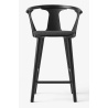 Fiord 191 + black lacquered oak - In Between barstool - &Tradition