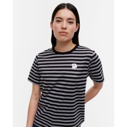 T-shirt Kioski Tasaraita Relaxed Short Sleeve 887 - Marimekko