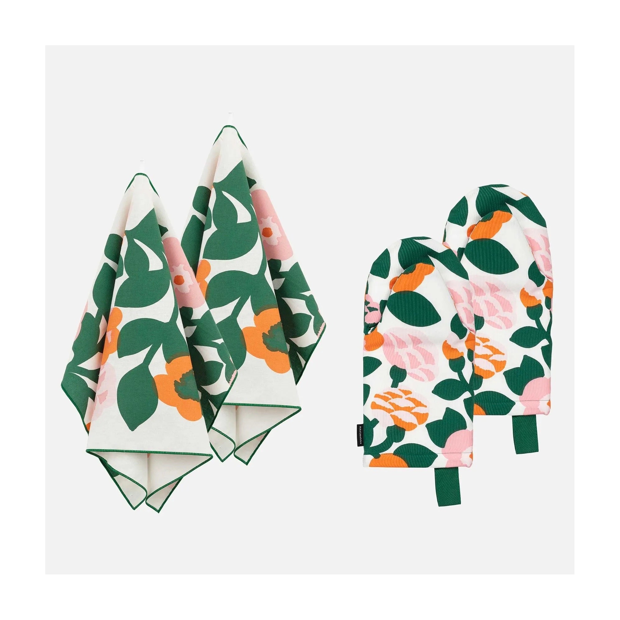 Pieni Green Green 163 kitchen textiles set - Marimekko