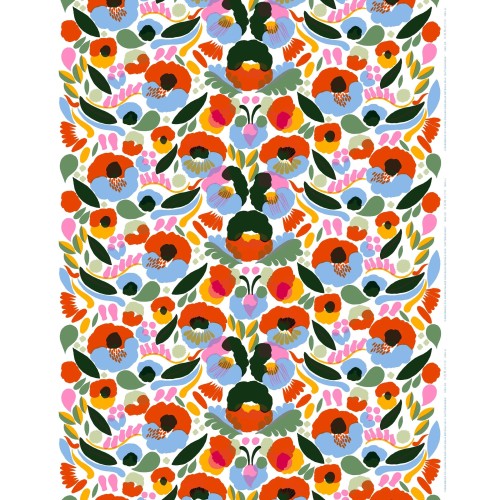 Hattarakukka 135 acrylic coated cotton fabric - Marimekko