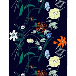 copy of Puutarhakutsut 562 cotton fabric - Marimekko