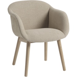 Fiber Soft Armchair – Wooden legs – Ecriture 240 / Oak - Muuto