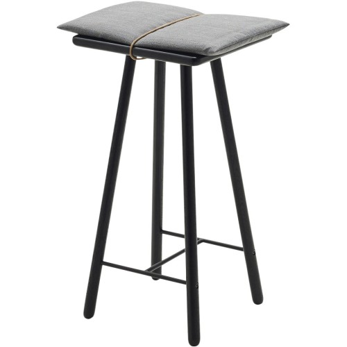 Georg  Stool H67 cm –  Black / Light grey - Skagerak by Fritz Hansen