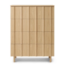 80 x 45 x H104,6 cm – Chêne – buffet RIB - Normann Copenhagen