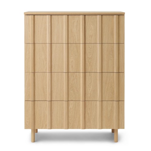 80 x 45 x H104,6 cm – Chêne – buffet RIB - Normann Copenhagen