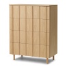 80 x 45 x H104,6 cm – Oak – RIB Sideboard - Normann Copenhagen