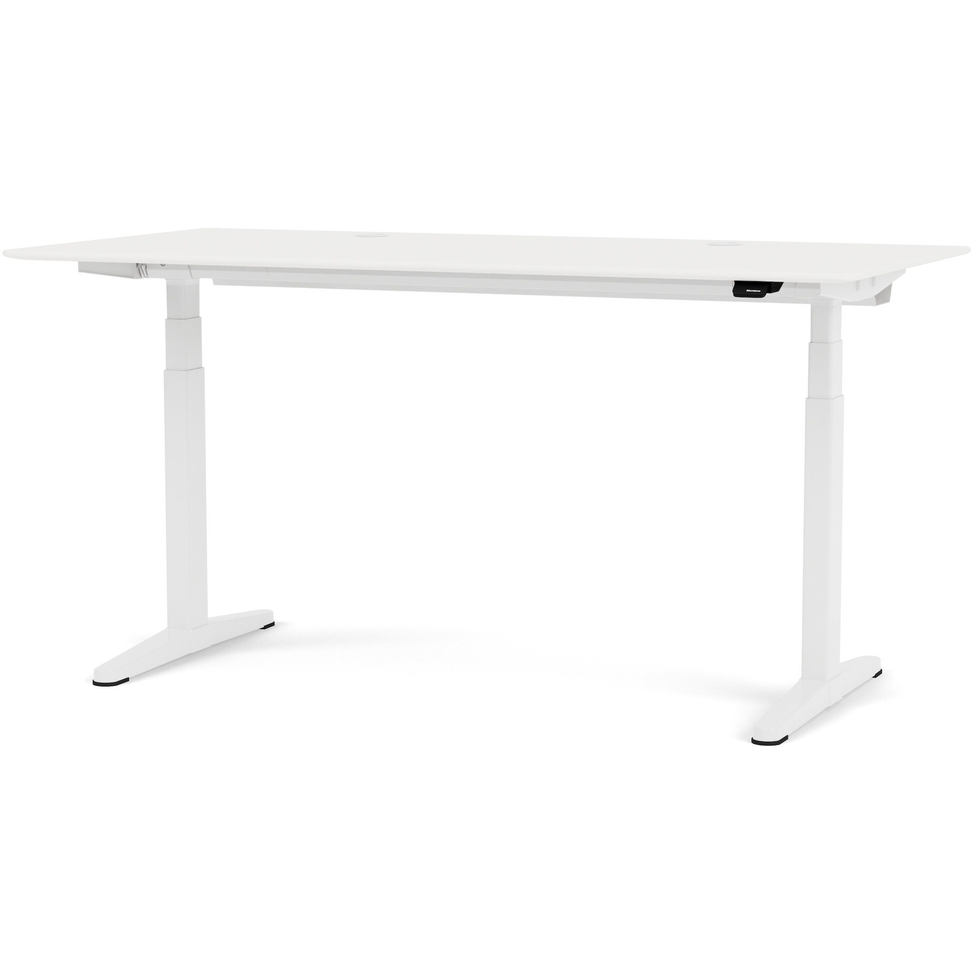 HiLow 3 Adjustable desk – 160 x 80 cm – Micro laminate Snow / Snow base - Montana