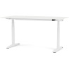 Bureau ajustable HiLow 3 – 160 x 80 cm – Micro stratifié Snow / Base snow - Montana