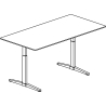 HiLow 3 Adjustable desk – 160 x 80 cm - Montana