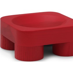 Chub bowl – Small Bright red – 11,5 x 11,5 x H5 cm - Normann Copenhagen