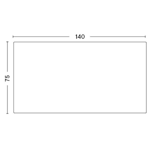 140x75cm - table CPH 210 Deux - HAY