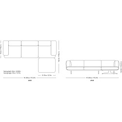 Sofa INLAND AV42 - &Tradition