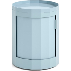 Facet Cabinet Low – Misty Blue - HAY