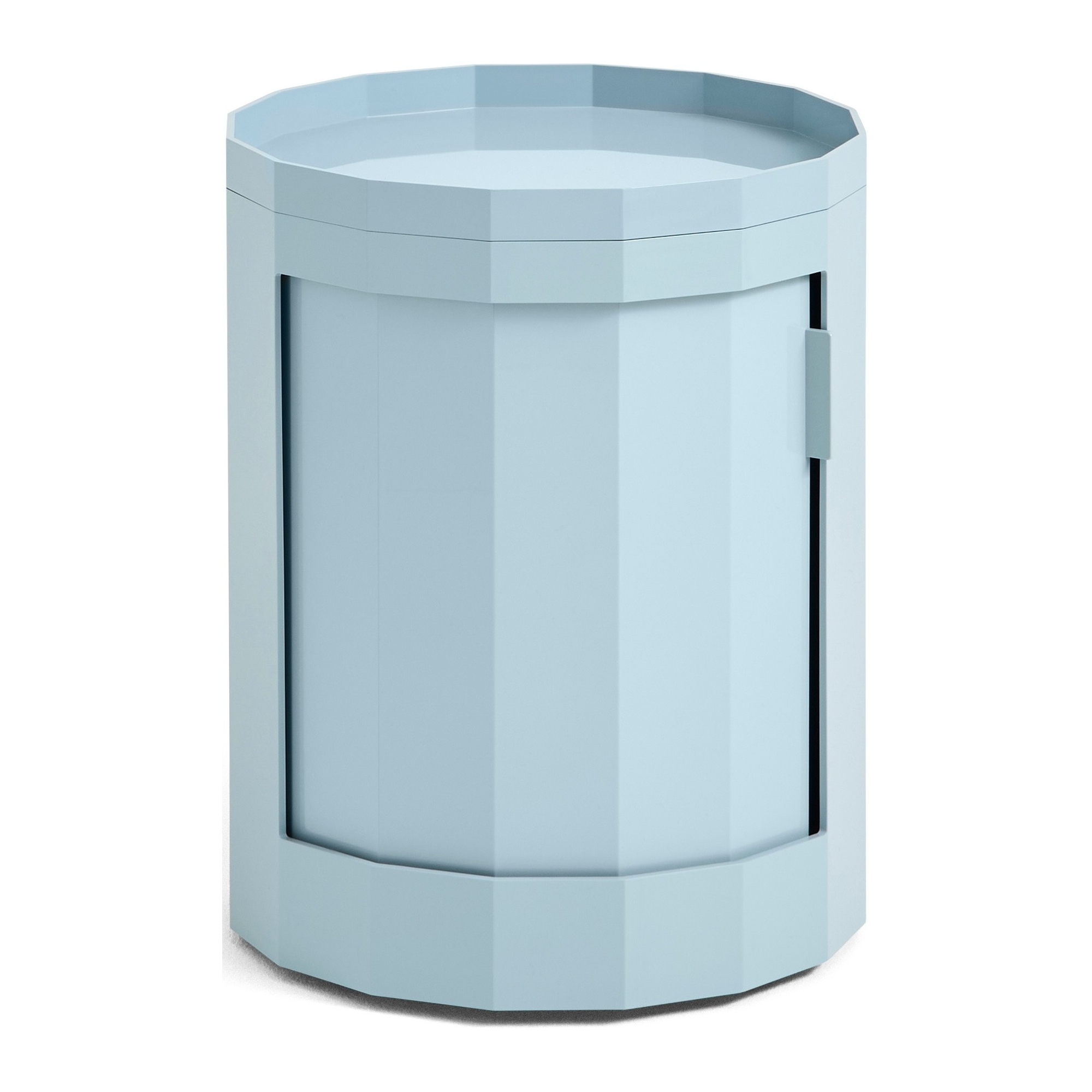 Facet Cabinet Low – Misty Blue - HAY