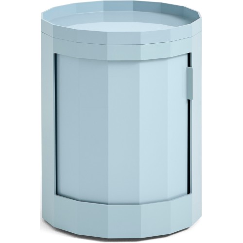 Facet Cabinet Low – Misty Blue - HAY