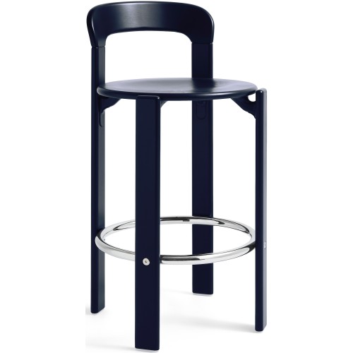 REY bar stool – Deep blue - HAY