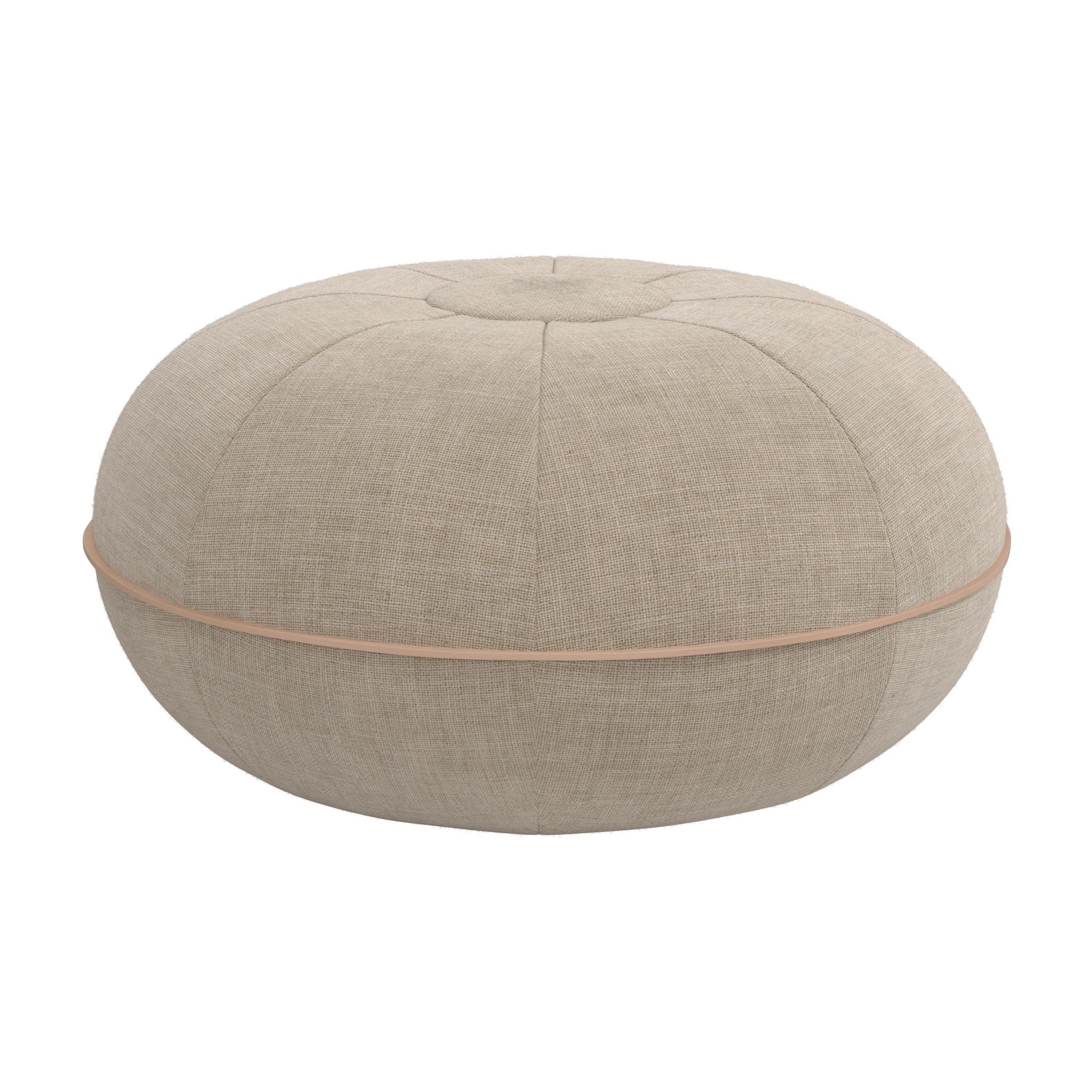 Fritz Hansen Pouf – Ø60 x H29 cm – Natural Linen