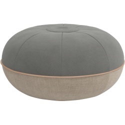 Fritz Hansen Pouf – Ø60 x H29 cm – Steelcut 160 / Natural Linen