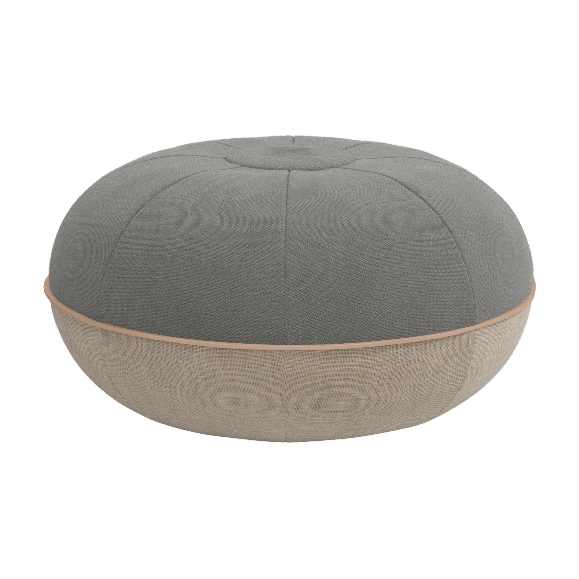 Fritz Hansen Pouf – Ø60 x H29 cm – Steelcut 160 / Natural Linen