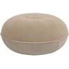 Fritz Hansen Pouf – Ø50 x H24 cm – Steelcut 236 / Natural Linen