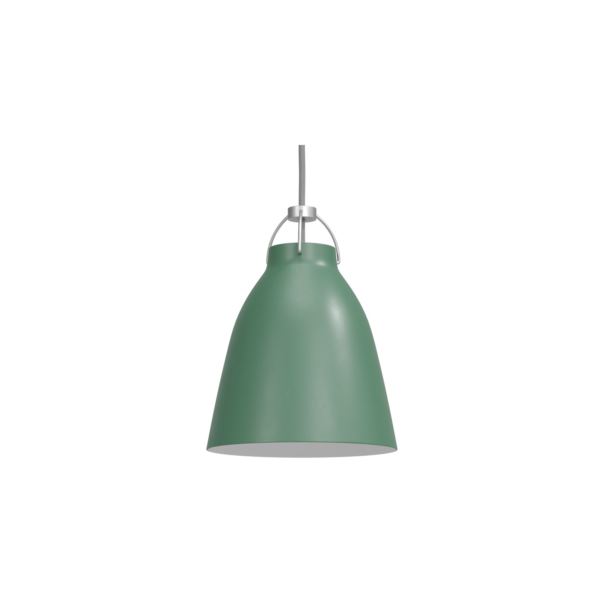 Caravaggio P1 – Patina green + Grey cable - Fritz Hansen