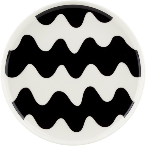 Loki plate 20cm – Black - Marimekko