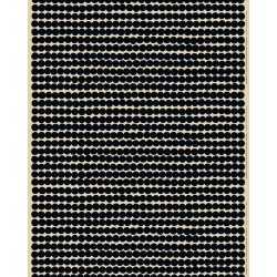 - Marimekko Räsymatto black and beige 890 – Cotton fabric