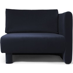 Dase sofa – Right armrest module – Rich Velvet Navy - Ferm Living