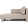 Canapé Dase – Chaise longue gauche – Soft Bouclé Natural - Ferm Living