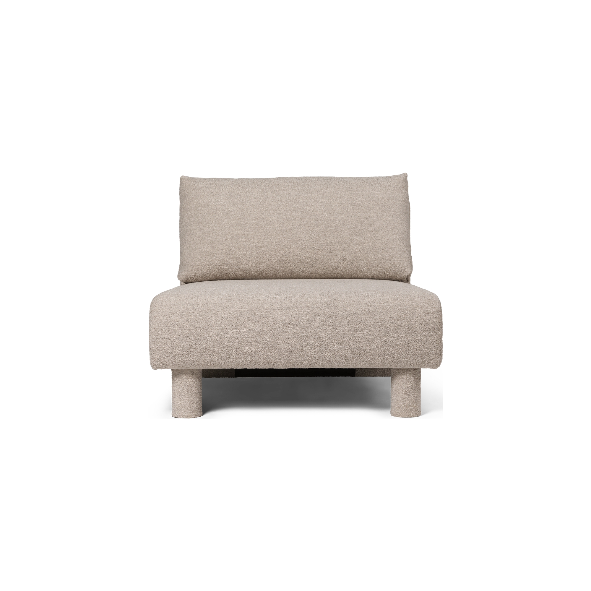 Canapé Dase – Module central – Soft Bouclé Natural - Ferm Living