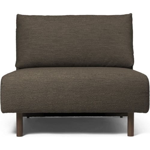 Canapé Dase – Module central – Soft Bouclé Dark Brown - Ferm Living