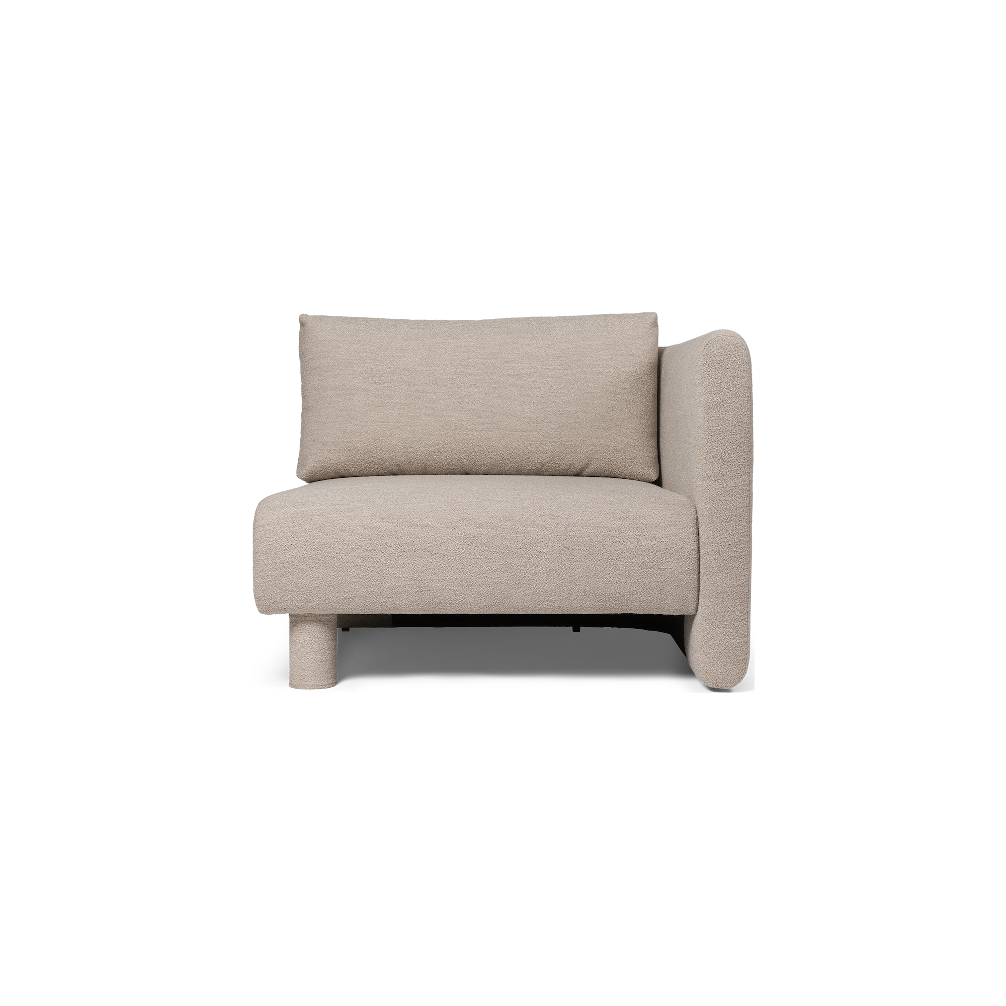 Dase sofa – Corner module – Soft Bouclé Natural - Ferm Living