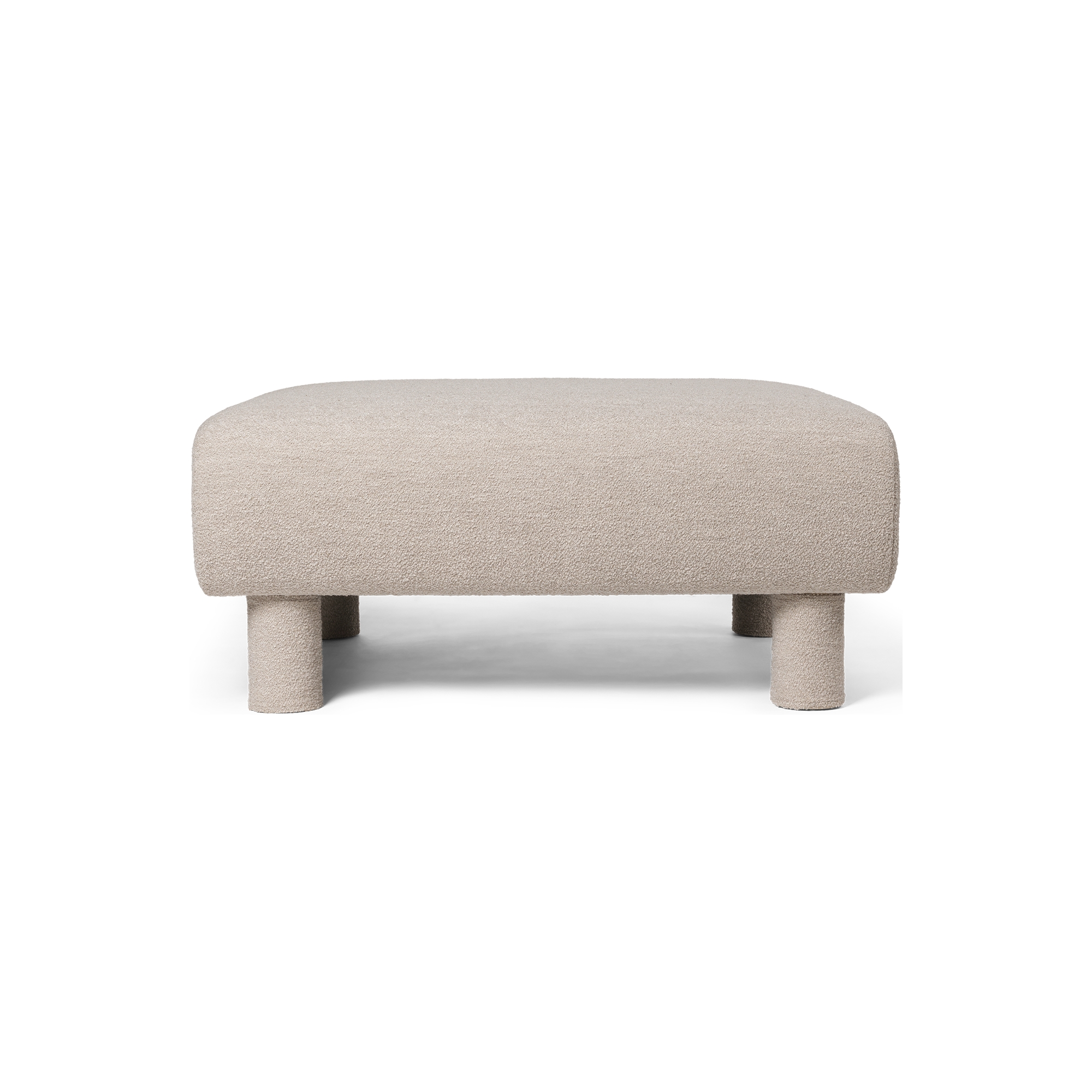 Dase ottoman – Soft Bouclé Natural - Ferm Living